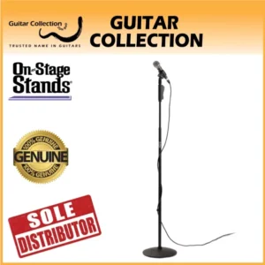 On Stage MS9510 Production-Grade One-Handed Microphone / Mic Stand | Round Base - Image 1