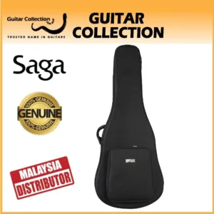 Saga 30mm Lightweight Foam Acoustic Guitar Gig Bag / Soft Shell Case (Fits 40" & 41" Guitars) - Image 1