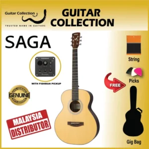 SAGA GS700E | 700 Series | Travel Acoustic-Electric Guitar - Image 1