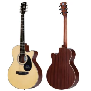 SAGA SA700C | 700 Series | Grand Auditorium Cutaway Acoustic Guitar - Image 2
