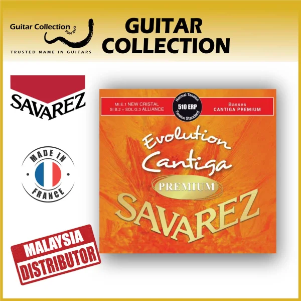 Savarez 510ERP Evolution Cantiga Premium Normal Tension Classical Guitar Strings (Made in France) - Image 1
