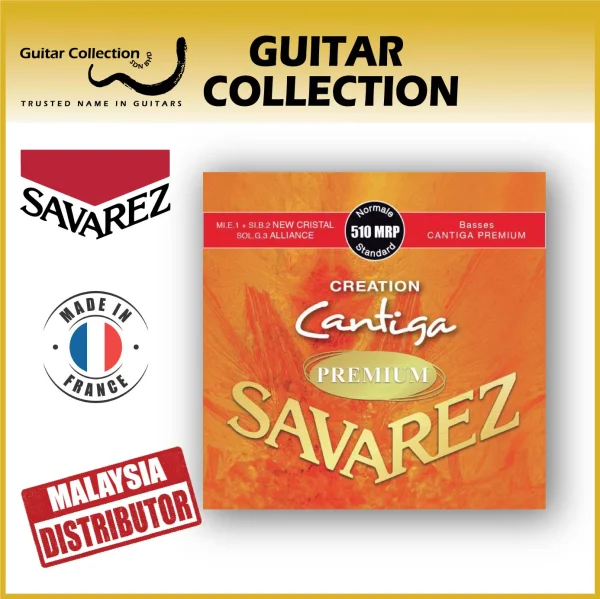 Savarez 510MRP Creation Cantiga Premium Normal Tension Classical Guitar Strings (Made in France) - Image 1