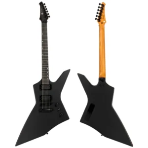 SPIRA X-400 MBK Electric Guitar | HH Modern X-Style | Matte Black - Image 2