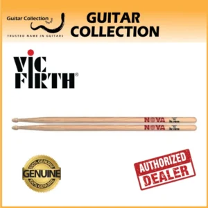 Vic Firth N5A Nova Hickory Drumstick - 5A - Wood Tip (1 pair) - Image 1